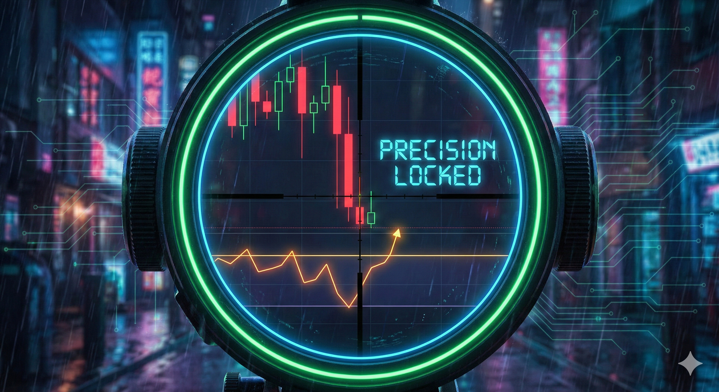 Graphique montrant le Stochastique cyclant de Survente à Surachat, identifiant les points d'entrée précis.